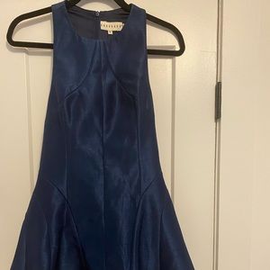 Keepsake Fallen Navy Blue Dress